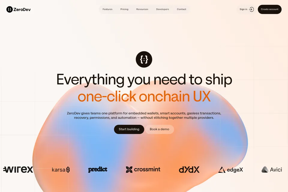 Landing page preview