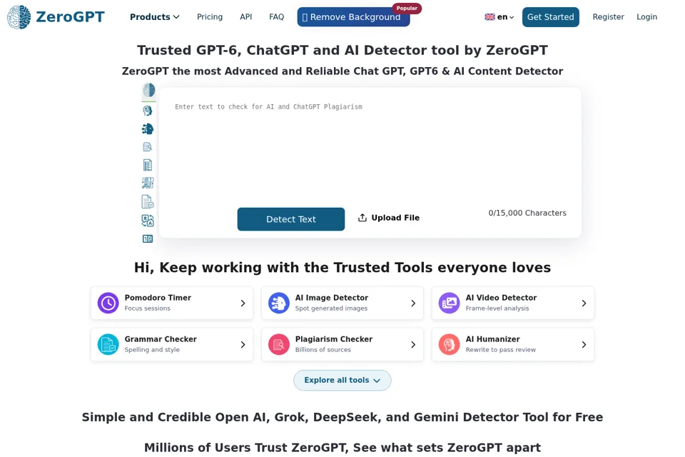 Landing page preview