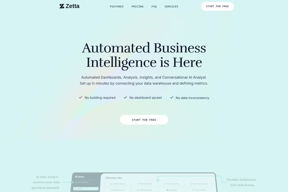 Landing page preview