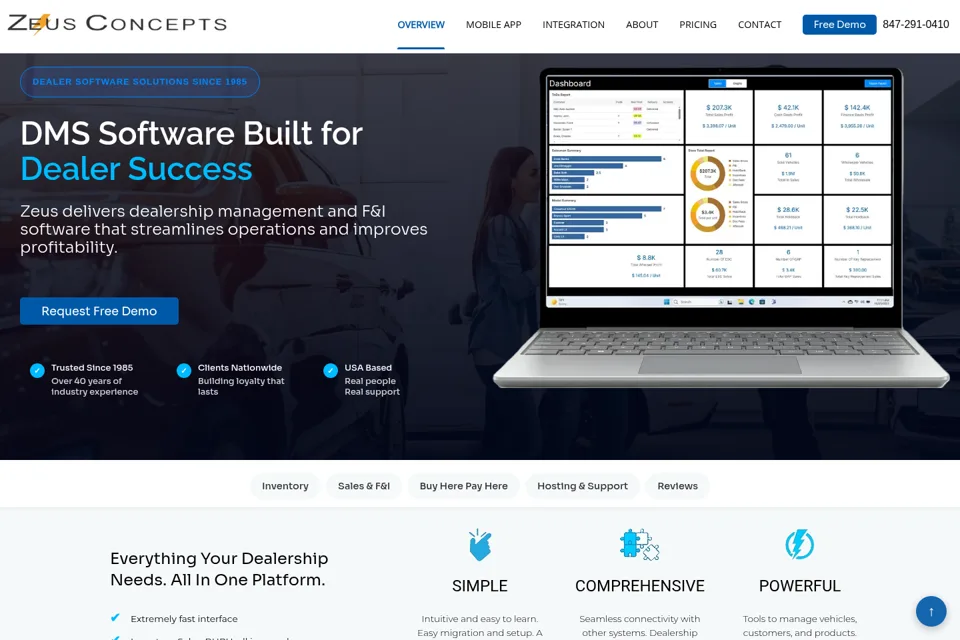 Landing page preview