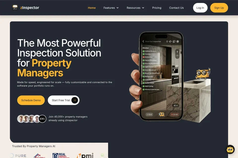 Landing page preview