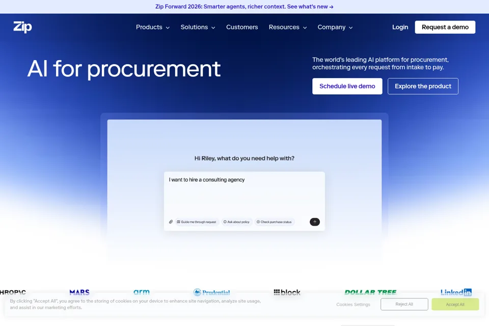 Landing page preview