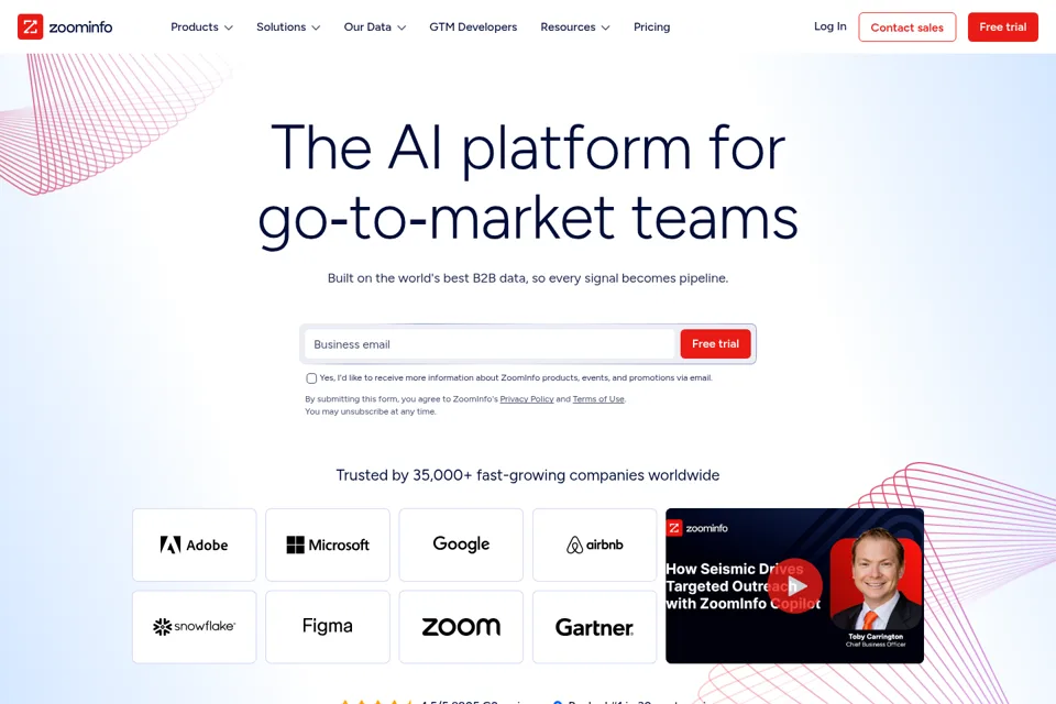 Landing page preview