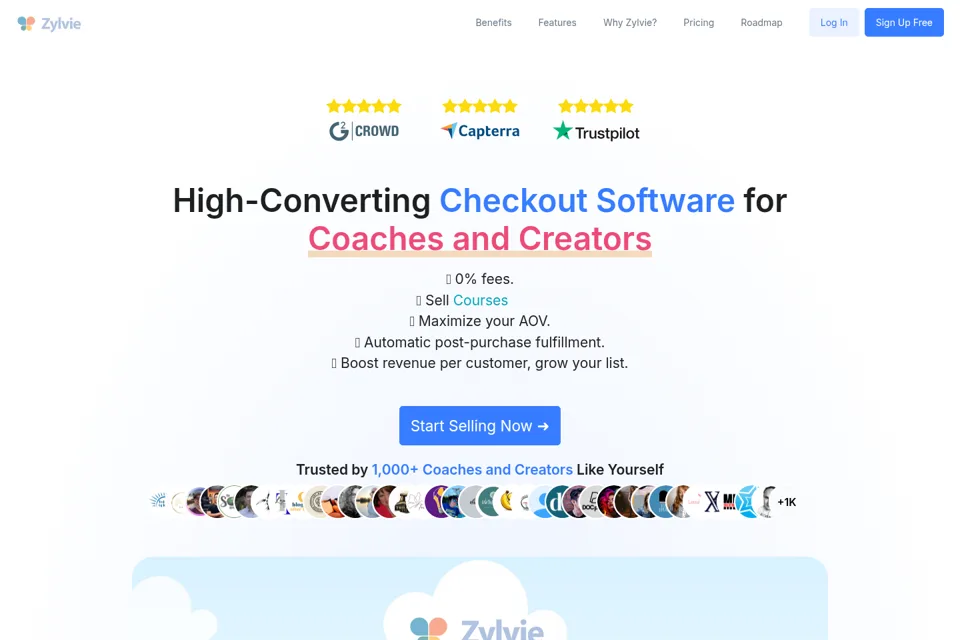 Landing page preview