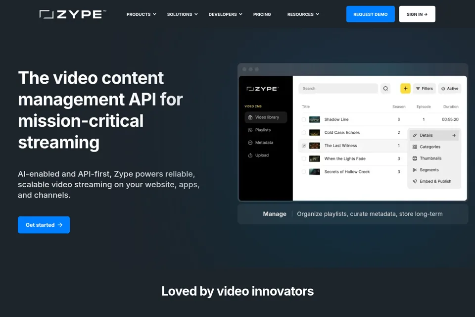 Landing page preview